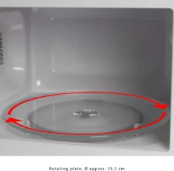 Clatronic MWG 790 2in1 Mikrowelle Retro-Design, 700 W Mikrowellenleistung, 1000 W Grillleistung, 20 L Garraum, Timerfunktion, Kindersicherung -Küchen Profi 5ac2de498d6663cfba20c693970ee75a