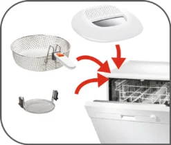 Tefal Fritteuse Filtra One FF1631 Weiß -Küchen Profi 5b1ae6be2732cce26580d9b4bed9d44f