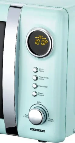Melissa 16330110 CLASSICO Retro 20 Liter Mikrowelle Pepermint/Babyblue -Küchen Profi 5ca1bba38552a6331a47f646ca4945f9