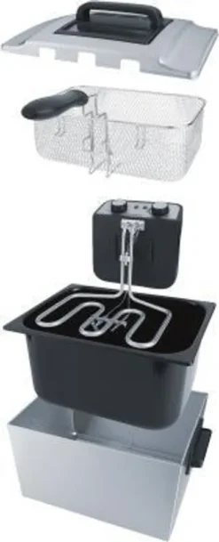 Steba Edelstahl-Fritteuse DF 300 -Küchen Profi 5d4eb8b6a9546e931847a9079ed142bc