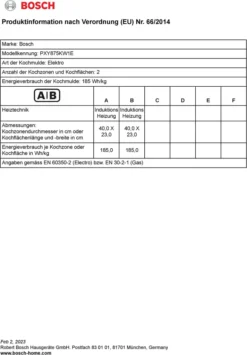 Bosch PXY875KW1E Induktions-Kochfeld 80cm -Küchen Profi 5d5c1f01e2fa89e35abfeb30d1638849