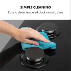 Klarstein Gasherd Einbau-Gaskochfeld - Sabaf-Brenner - Gaskochfeld Für Propan/Erdgas - Gasherd Kochfeld Einbau Gasherd - Glaskeramik - 5-Flammig - Schwarz Einbau Gas Kochfeld Gasherd 5 Platten Kochfelder Herdplatte Kochplatte Einbaukochfeld -Küchen Profi 5e6df163d15b489b763d09355cab0802