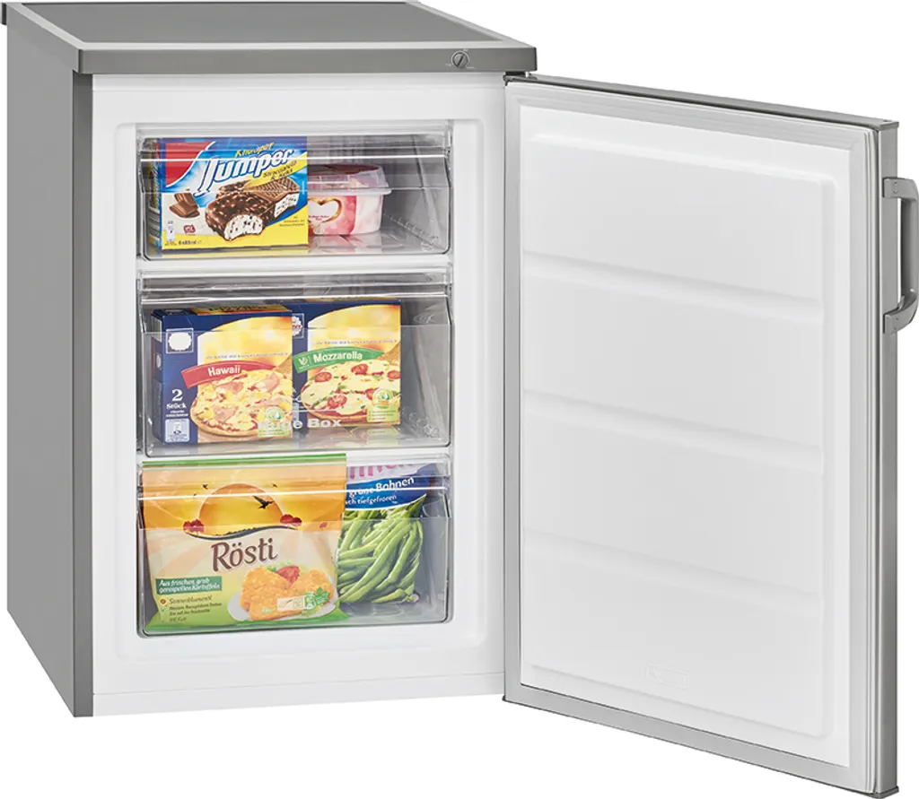 Bomann Gefrierschrank GS 2196.1 Inox-look 85 Liter 7 Bomann Gefrierschrank GS 2196.1 Inox-look 85 Liter – Bild 5