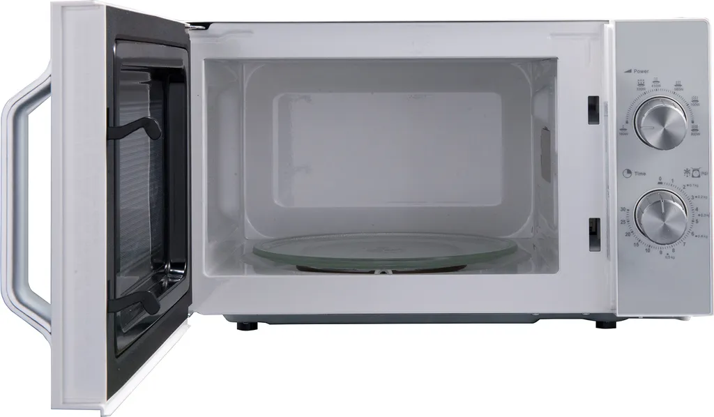 Sharp R204WA Solo-Mikrowelle 6 Leistungsstufen - Mechanischer Bedienung Zum Auftauen, Garen Und Erwärmen 5 Sharp R204WA Solo-Mikrowelle 6 Leistungsstufen - Mechanischer Bedienung Zum Auftauen, Garen Und Erwärmen – Bild 3