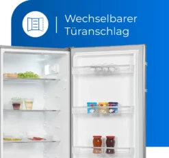 Exquisit Vollraumkühlschrank KS320-V-H-040E Inoxlook | 242 L Nutzinhalt | Edelstahloptik -Küchen Profi 6299e4667f376a961b6443bbe9639a6b