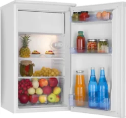 Amica KS 15195 W, Kühlschrank Mit Gefrierfach, 85 Cm Höhe, Weiß,