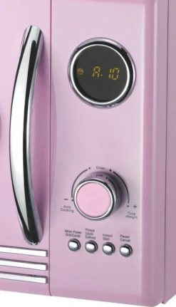 Melissa 16330125 CLASSICO Retro Pink Rosa 25 Liter Mikrowelle Mit Grill -Küchen Profi 63d7aa52f47d081bfe4f5d85b98f179d
