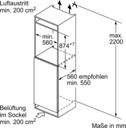 Siemens IQ100, Einbau-Kühlschrank, 88 X 56 Cm, Schleppscharnier KI21RNSE0 -Küchen Profi 655efe8e9c7e04b5d79a150837b09cb1