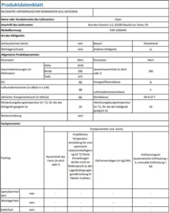 Haier H3R-330WNA THE ONE -Kühlschrank Der A-Klasse No Frost, TRI Zone, Inverter Compressor -Küchen Profi 65f0ea1bfa9a82f2e28fcfd8169df28e