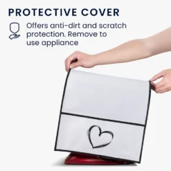 Kwmobile Hülle Kompatibel Mit KitchenAid 4,3-4,8 Liter - Mit 3 Fächern - Küchenmaschine Staubschutz Abdeckhaube In Schwarz Weiß Herz Brush -Küchen Profi 666e7cb683287491823312bc1cd6d03f