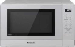 Panasonic Mikrowelle NN-GT47KMGPG Mit Grill Touch-Bedienung - Arbeitsfläche - Grill-Mikrowelle - 31 L - 1000 W - Tasten - Silber