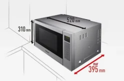 Panasonic NN-CT57JBGPG 27L Heißluft-Slim-Kombi -Küchen Profi 66ef5ac146d00a3046702bdad7f8c3f2