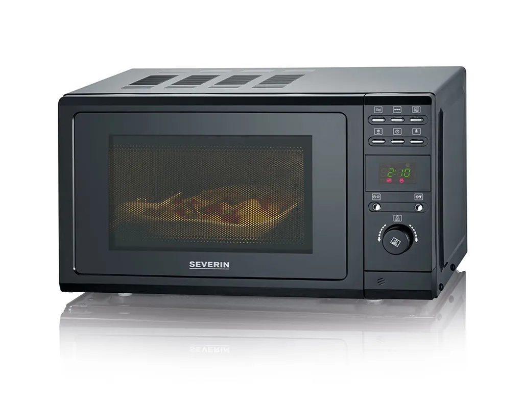 Severin MW 7861 Mikrowelle Mit Grillfunktion 2-in-1 20L 700 Watt Schwarz 3 Severin MW 7861 Mikrowelle Mit Grillfunktion 2-in-1 20L 700 Watt Schwarz