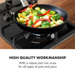 Klarstein Gasherd Einbau-Gaskochfeld - Sabaf-Brenner - Gaskochfeld Für Propan/Erdgas - Gasherd Kochfeld Einbau Gasherd - Glaskeramik - 2-Flammig - 30cm - Schwarz Einbau Gas Kochfeld Gasherd 2 Platten Kochfelder Herdplatte Kochplatte Einbaukochfeld 19 Klarstein Gasherd Einbau-Gaskochfeld - Sabaf-Brenner - Gaskochfeld Für Propan/Erdgas - Gasherd Kochfeld Einbau Gasherd - Glaskeramik - 2-Flammig - 30cm - Schwarz Einbau Gas Kochfeld Gasherd 2 Platten Kochfelder Herdplatte Kochplatte Einbaukochfeld -Küchen Profi 67620a8b9ea35be3ff29d513746d2ff4