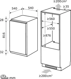 Exquisit Einbaukühlschrank EKS131-3-040E | Einbaugerät | Schlepptürmontage | 118 L Volumen | Weiß -Küchen Profi 6768da7dd7c380b89cb850a0efa1291b 1