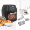 PowerXL Air Fryer Multi-Function – Heißluft-Fritteuse Zum Frittieren Ohne Öl – 6-in-1 Auch Als Dörrautomat, Zum Grillen U. V. M. – Bis Zu 80% Weniger Fett -Küchen Profi 67d12b07ad4926096c22004c43b221df