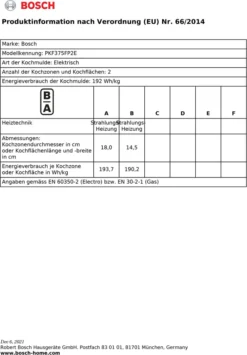 Bosch Serie | 6 Domino-Kochfeld, Elektro, 30 Cm, Schwarz, Aufliegender Rahmen PKF375FP2E -Küchen Profi 67fe2bb54bb70492c37eac0bc64b704d
