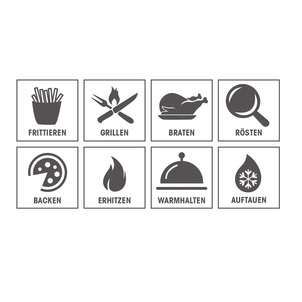 Heißluft Fritteuse Heißluftfritteuse Fettfrei Friteuse Timer Ohne Öl 4 Heißluft Fritteuse Heißluftfritteuse Fettfrei Friteuse Timer Ohne Öl – Bild 2