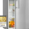 Exquisit Vollraumkühlschrank KS16-V-HE-011D Inoxlook | 134 L Nutzinhalt | Edelstahloptik -Küchen Profi 68f63beab3929c81509c5e9a67738956