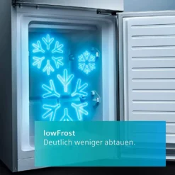 Siemens KG39EAWCA IQ500 Freistehende Kühl-Gefrier-Kombination / C / 149 KWh/Jahr / 343 L / HyperFresh Frischesystem / LED-Innenbeleuchtung / BigBox / SuperCooling -Küchen Profi 69dc95c177db69bf468ef1817f6824cf