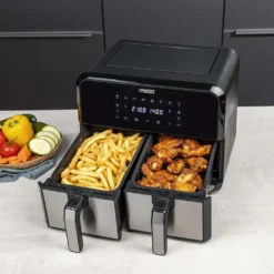 Princess 182074 Doppelkorb Heißluftfritteuse 2x 4 L 2x 1600 W Ohne-Öl Timer -Küchen Profi 6a55fbf394af40143ecd6767737537fc