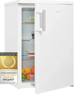 Exquisit Kühlschrank KS16-V-H-010D Weiss | Standgerät | 133 L Volumen | Weiß