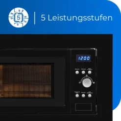 Exquisit Einbau-Mikrowelle EMW 1770-G-D-030 Schwarz | 700 W | 17 L | Schwarz -Küchen Profi 6a7ff6c244059a386c239996eda07aea