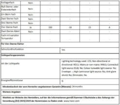Gefrierschrank Haier H3F-320FSAAU1 Wahl Kühlschrank Oder Gefrierschrank -Küchen Profi 6b965da0c6353e5ba7a014fef05fefe4