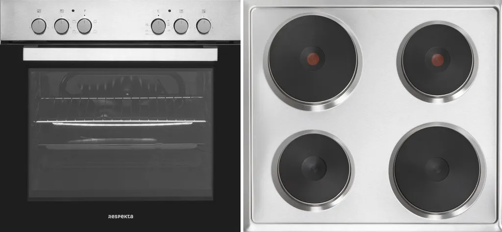 Respekta Backofen Einbauherd Edelstahlkochfeld Herdset Edelstahl Grill Oberhitze 3 Respekta Backofen Einbauherd Edelstahlkochfeld Herdset Edelstahl Grill Oberhitze