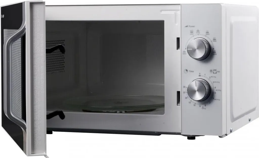 Sharp R204WA Solo-Mikrowelle 6 Leistungsstufen - Mechanischer Bedienung Zum Auftauen, Garen Und Erwärmen 8 Sharp R204WA Solo-Mikrowelle 6 Leistungsstufen - Mechanischer Bedienung Zum Auftauen, Garen Und Erwärmen – Bild 6