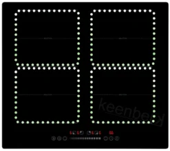 PKM Induktionskochfeld Einbaukochfeld Kochplatte Touch Control Autark IN4-2FZS -Küchen Profi 6d3fb1f317f4a73cfc3bf3370fae325f