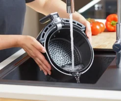 Monzana Heißluftfritteuse Digitales Touch-Display 3,6 L Ohne Öl Fett 6 Programme 1500 W Küche Fritteuse Heißluftofen Schwarz -Küchen Profi 6d4321132e099668777bbe339078b54e