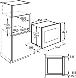 AEG - MBB1756SEM - Einbau-Mikrowelle - 60 Cm - Edelstahl Mit Antifinger-Print -Küchen Profi 6f857ca1ae7bc8b49f0e0ac6961b5b91