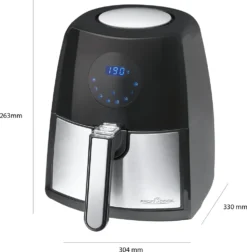 ProfiCook Heißluft-Fritteuse PC-FR 1147, Öl- Und Fettfrei, 7 Frittierprogramme + Variables Zeitprogramm, 2, 5 Liter, LED-Display, 1500 Watt 13 ProfiCook Heißluft-Fritteuse PC-FR 1147, Öl- Und Fettfrei, 7 Frittierprogramme + Variables Zeitprogramm, 2, 5 Liter, LED-Display, 1500 Watt -Küchen Profi 6f8b11ff5c047efd44cb6968774ce9f8
