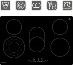 Glaskeramik-Kochfeld Autark KF7705RL -Küchen Profi 6f8baf116347735ee79b3991c5c479a0