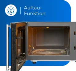 Exquisit Mikrowelle UMW 800 G-3.1 Inox | 800 Watt | Grill | Silber -Küchen Profi 70bddebe9e47a1019e8678d7e01803e1