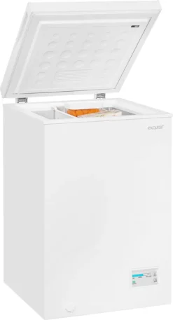 Exquisit Gefriertruhe GT100-E-040E Weiss | Standgerät | 100 L Volumen | Weiß