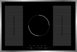 WOLKENSTEIN Induktionskochfeld Edelstahlrahmen Einbaukochfeld IF77-1.2FZBWSG-2W