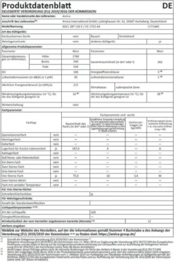 Amica - KGCL 387 150 E - Kühl-Gefrierkombination - Edelstahloptik -Küchen Profi 7173882b714852b7d4986c64afd0c5ab
