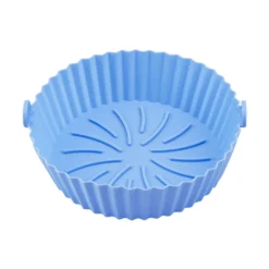 Hitzebeständige Air Fryer Silikon Topf Wiederverwendbar Ersatzeinlagen Korb Backofen Pad Backblech Fried Pizza Hähnchen Matte Blau -Küchen Profi 7275de512fe621312e0092cfd3c4de5f