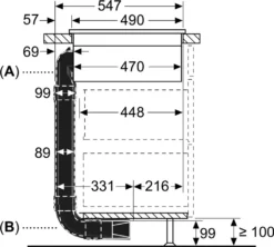 Bosch PXX875D57E InduktionsKochfeld Mit Dunstabzug 80cm EEK:B (Aussteller) -Küchen Profi 727a39b434ba59d4177d3b448d7ed7f6