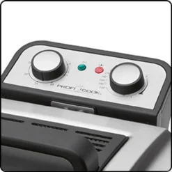 ProfiCook PC-FR 1038 Doppelfritteuse Mit 2 Kleinen Und Einem Großen Frittierkorb, 5 Liter Kapazität, Edelstahlgehäuse, 3000 Watt -Küchen Profi 730f345cf83a808524dd0cd434e2011e