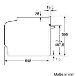 Bosch HBG5780B6 Serie 6 Einbaubackofen 71L Pyrolyse HomeConnect -Küchen Profi 732f73573366fe07ebd2a7025f60ab6e