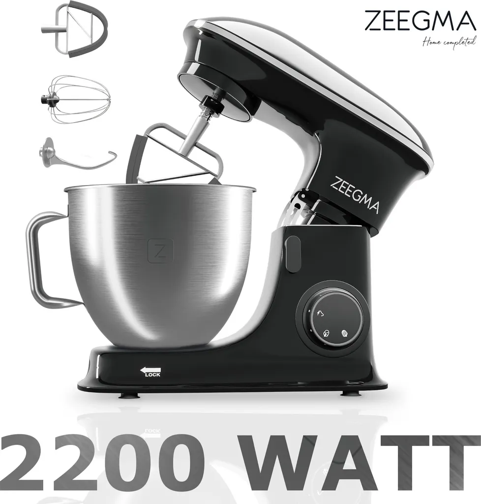 2200W Küchenmaschine 6,5 L Knetmaschine Rührmaschine Zeegma PLANET Teigmaschine 4 2200W Küchenmaschine 6,5 L Knetmaschine Rührmaschine Zeegma PLANET Teigmaschine – Bild 2