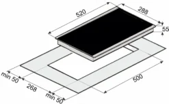 Exquisit Kochfeld EKC 301-3.1 R | Glaskeramik | Touch Control | 2 Kochstellen | Edelstahlrahmen | 3000 W -Küchen Profi 74cae9a442a176aa95947035b8ab2c7a