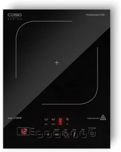 CASO ProGourmet 2100 Induktionskochplatte Mobil, Smart Control 2100 Watt, 4 Direkt- Und Warmhaltefunktion 60-240°C, Überhitzungsschutz, Glaskeramik -Küchen Profi 75233fe8088ca00c7ecec85f70bc0ff5