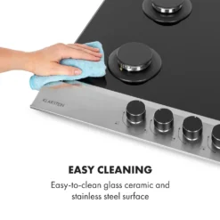 Klarstein Alchemist 4 Zonen Gaskochfeld , 4-flammig , Autark , 58,3 Cm , Einbau , Aluminium-Brenner , Stark-Brenner , Erdgas/Butangas , Edelstahl , Automatische Abschaltung , Topfträger Aus Gusseisen , Glaskeramik , Inkl. Schlauch Und Druckminderer , Schwarz 18 Klarstein Alchemist 4 Zonen Gaskochfeld , 4-flammig , Autark , 58,3 Cm , Einbau , Aluminium-Brenner , Stark-Brenner , Erdgas/Butangas , Edelstahl , Automatische Abschaltung , Topfträger Aus Gusseisen , Glaskeramik , Inkl. Schlauch Und Druckminderer , Schwarz -Küchen Profi 762422c384dc5b8431b7a070748d4cf1