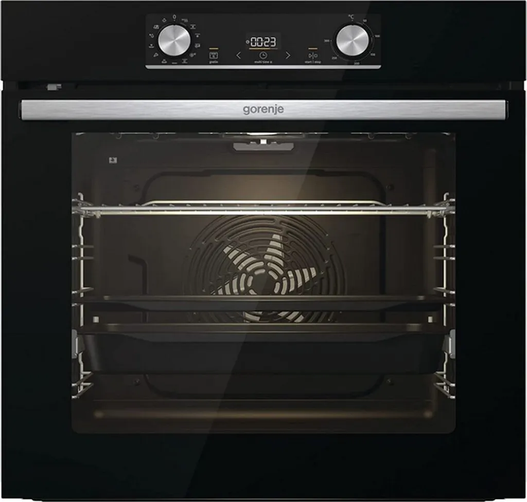 Gorenje Einbaubackofen-Set OptiBake Black Steam Pyro Set - 77L - Heißluft - Pyrolyse-Reinigung - ExtraSteam - GentleClose - AirFry - Pizzamode 300°C - PerfectGrill - Induktions-Kochfeld Mit BridgeZone 10 Gorenje Einbaubackofen-Set OptiBake Black Steam Pyro Set - 77L - Heißluft - Pyrolyse-Reinigung - ExtraSteam - GentleClose - AirFry - Pizzamode 300°C - PerfectGrill - Induktions-Kochfeld Mit BridgeZone – Bild 8