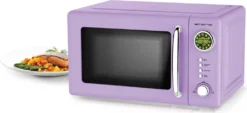 Mikrowelle Retro Design Emerio MW-112141.4 Lila / Purple / Violett -Küchen Profi 76a936c47698f1aeb52a572be47edd7f