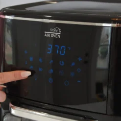 Starlyf® Air Oven XXL – 12 Liter Heißluftfriteuse Mit 10 Programmen Und Rotisserie-Funktion, Drehspieß, LED Display Mit Touch Screen, 1700 Watt , Ohne ÖL - Airfryer, Heißluft, Fritteuse, Heißluftofen, Backofen, Dehydrator, Grill -Küchen Profi 76b37382278ac14c6cfeef2b480271ce